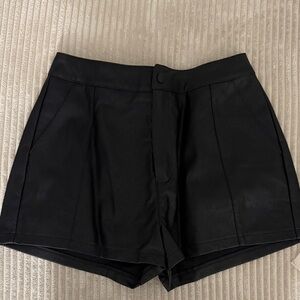 Fashion Nova High Waist Black Shorts